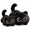 Halloween fekete plüss cica – extra puha boszorkánycica 20 vagy 30 cm Halloween fekete plüss cica – extra puha boszorkánycica 20 vagy 30 cm