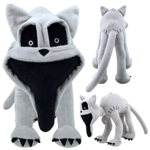 Poppy Playtime: Smiling Critters - SZÜRKE és LILA Domború CatNap Plüss Figura NAGY MÉRET