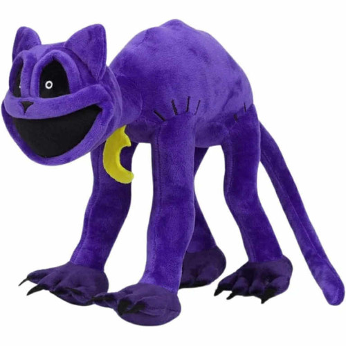 Poppy Playtime: Smiling Critters - Domború CatNap Plüss Figura