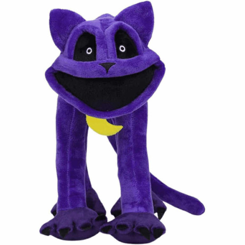 Poppy Playtime: Smiling Critters - Domború CatNap Plüss Figura
