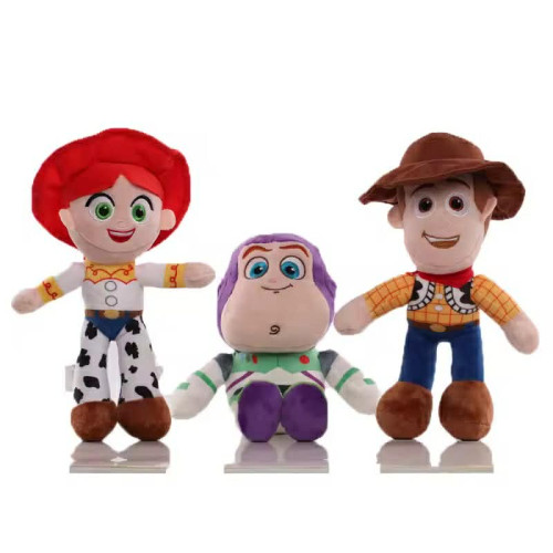 Toy Story  plüss figurák – Buzz, Woody és Jessie