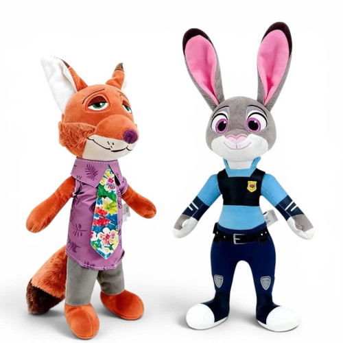 Zootopia plüss PÁRBAN nyuszi és róka  - Zootropolis 38 cm